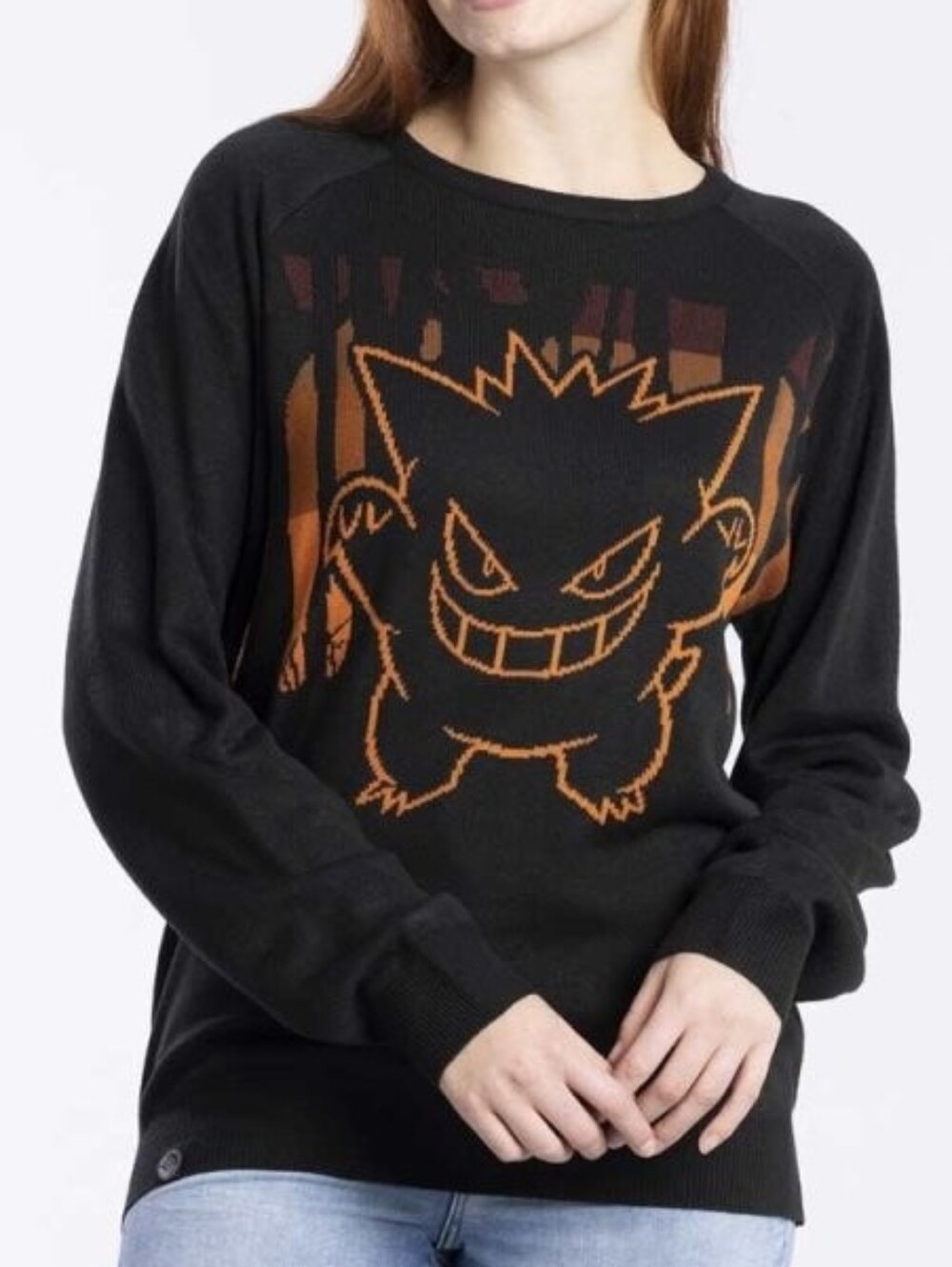 The Pokémon Center Gengar Spooky Forest Sweet Temptations Knit Sweater Large